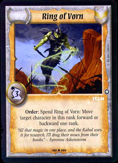 Ring of Vorn - Item - Warlord Saga of the Storm - Picture 8 of 12