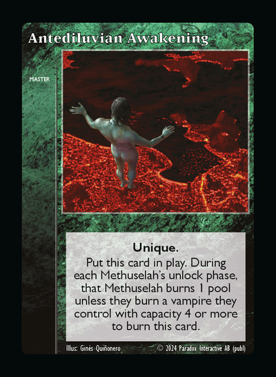 Antediluvian Awakening - Master - Vampire VTES - Imagen 10 de 11