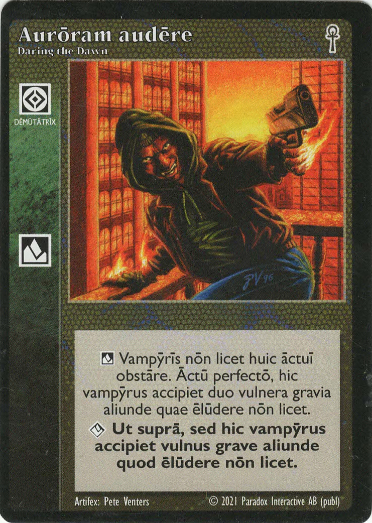 Daring the Dawn - Action Modifier - Vampire VTES - Picture 15 of 15