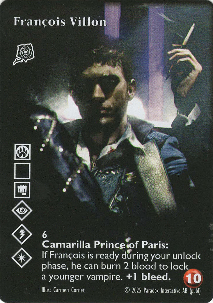 Francois Villon G6 - Toreador - Vampire VTES - Picture 7 of 8