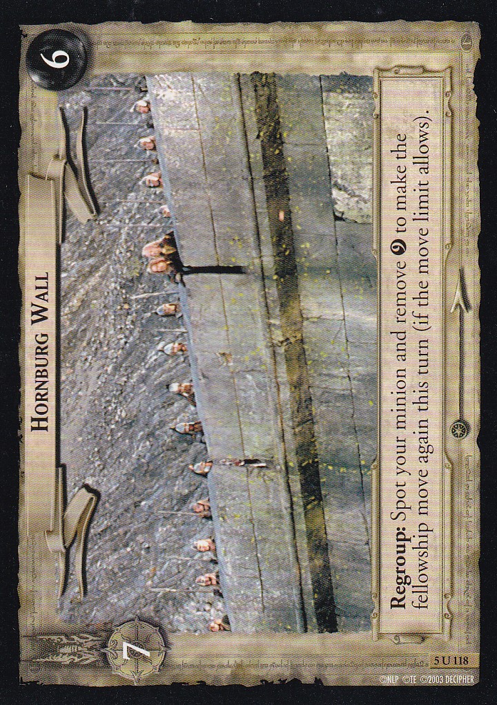 Hornburg Wall - Battle of Helm's Deep - Lord of the Rings TCG - Picture 7 of 8