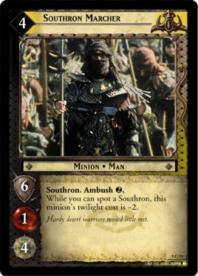 Southron Marcher - Battle of Helm's Deep - Herr der Ringe TCG - Bild 8 von 8