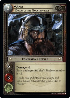 Gimli, Dwarf of the Mountain-race - Mines of Moria - Lord of the Rings TCG - Picture 8 of 8