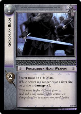 Gondorian Blade - Shadows - Lord of the Rings TCG - Picture 8 of 8