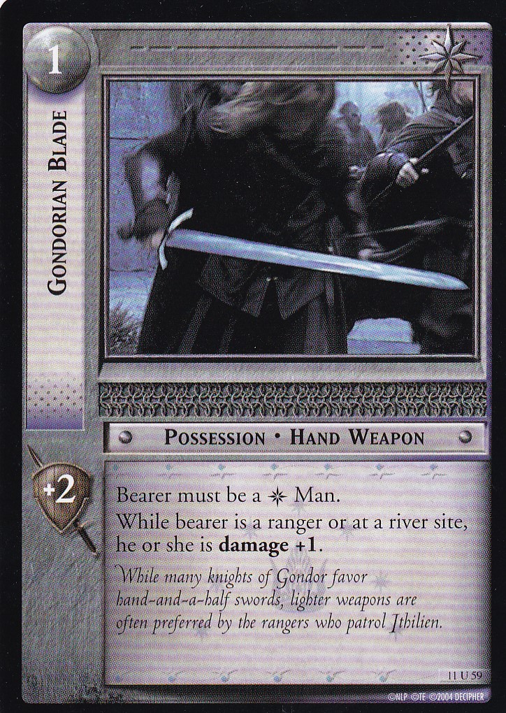 Gondorian Blade - Shadows - Lord of the Rings TCG - Picture 7 of 8