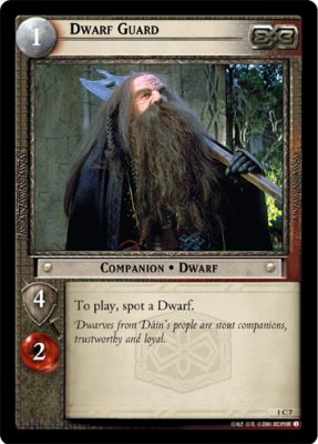 Dwarf Guard - The Fellowship of the Ring - Lord of the Rings TCG - Picture 8 of 8