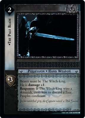 The Pale Blade - The Fellowship of the Ring - Lord of the Rings TCG - Picture 8 of 8
