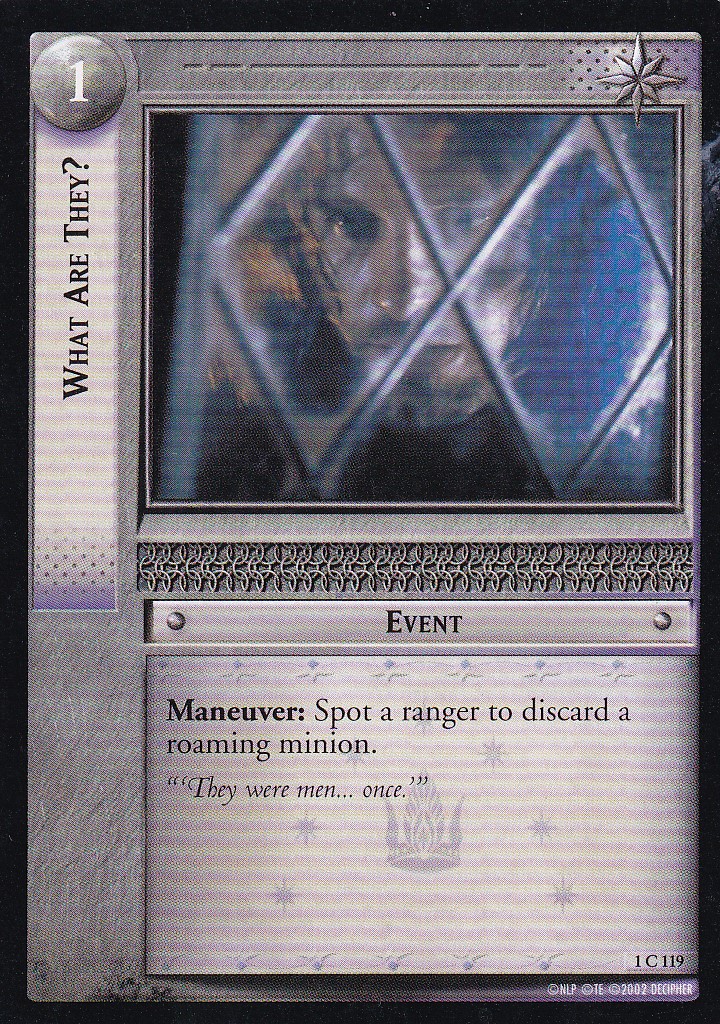 What Are They? - The Fellowship of the Ring - Lord of the Rings TCG - Picture 7 of 8