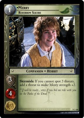 Merry, Rohirrim Squire - The Return of the King - Lord of the Rings TCG - Picture 8 of 8