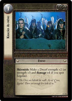 Khazad Ai-menu - The Two Towers - Lord of the Rings TCG - Picture 8 of 8