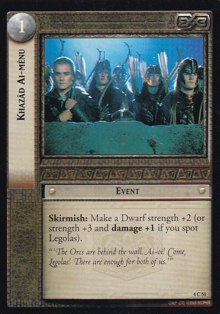 Khazad Ai-menu - The Two Towers - Lord of the Rings TCG - Picture 7 of 8