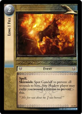 Long I Fell - The Two Towers - Lord of the Rings TCG - Picture 8 of 8
