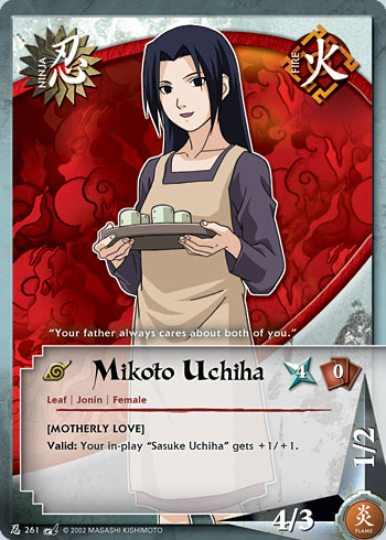 Mikoto Uchiha (N-261) - Battle of Destiny - Naruto CCG - Picture 7 of 8