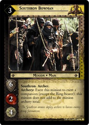 Southron Bowman - The Two Towers - Lord of the Rings TCG - Picture 8 of 8