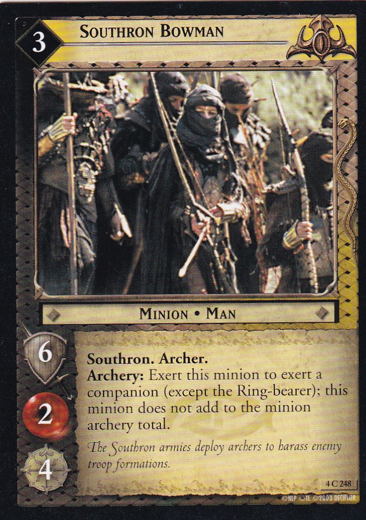 Southron Bowman - The Two Towers - Lord of the Rings TCG - Picture 7 of 8