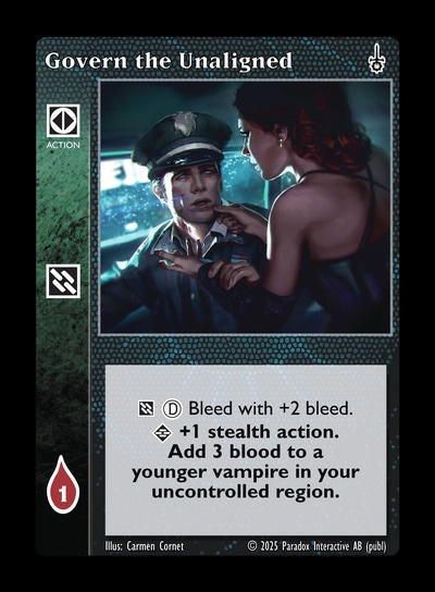 Govern the Unaligned - Action - Vampire VTES - Picture 21 of 21