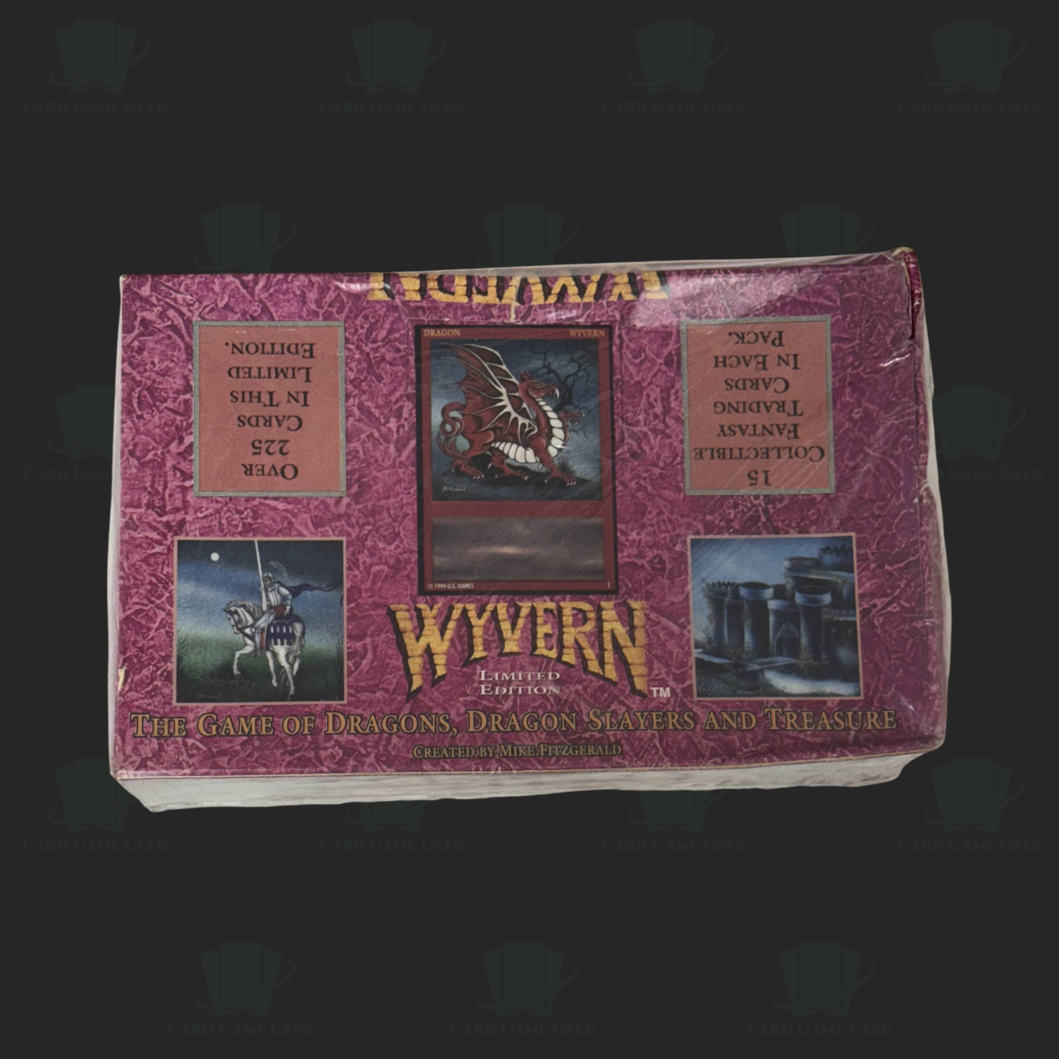 wyvern tcg booster box Wyrmprism AB140 Acrylic Display Case strength neodymium magnets for secure closure Fully modular removable deck cups Dual 1994 Wyvern Limited Edition Booster