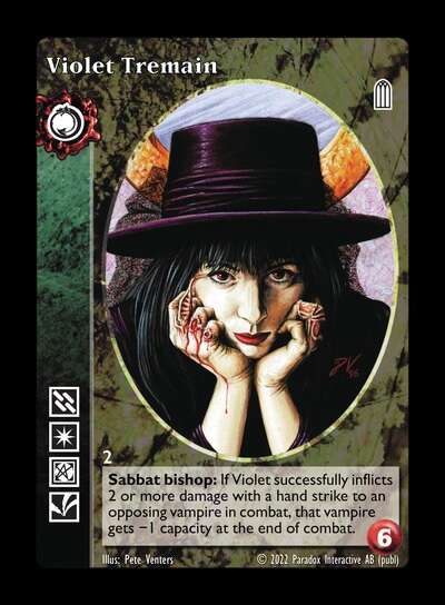 Violet Tremain - Tzimisce - Vampire VTES - Imagen 4 de 4
