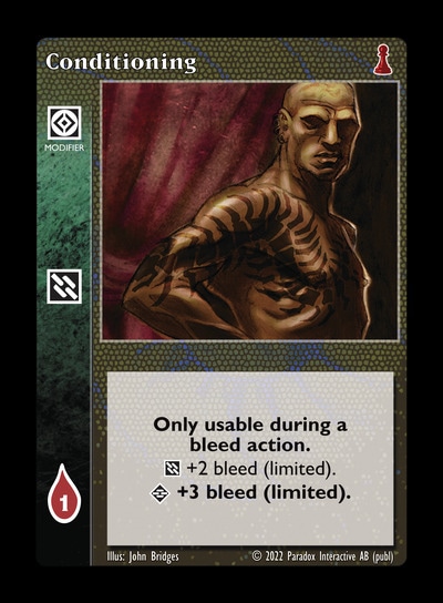 Conditioning - Action Modifier - Vampire VTES - Picture 18 of 18