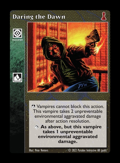 Daring the Dawn - Action Modifier - Vampire VTES - Picture 14 of 15