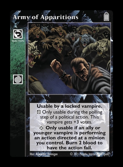Army of Apparitions - Reaction - Vampire VTES - Picture 8 of 8