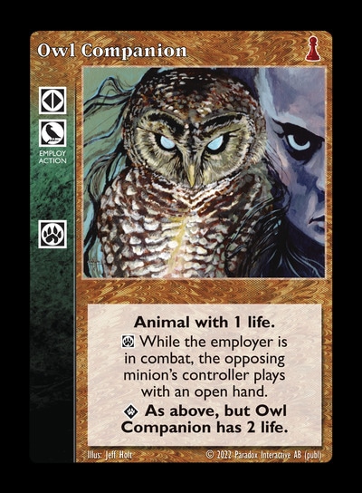Owl Companion - Retainer - Vampire VTES - Picture 17 of 17